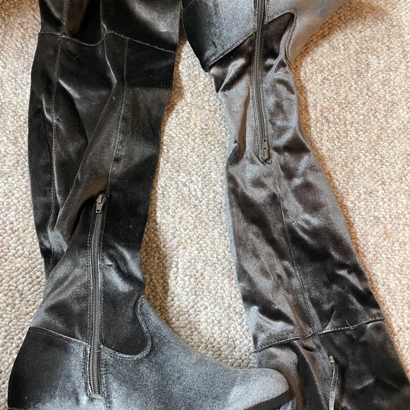 Velvet OTK boots (wide width and wide calf) - Picture 5 of 6